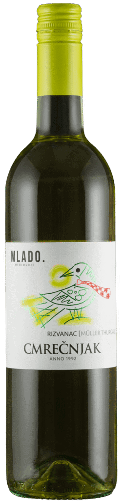 Vino Cmrečnjak iz Rizvanac Mlado, tradicionalno hrvatsko vino.